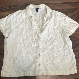 Cropped Button Up